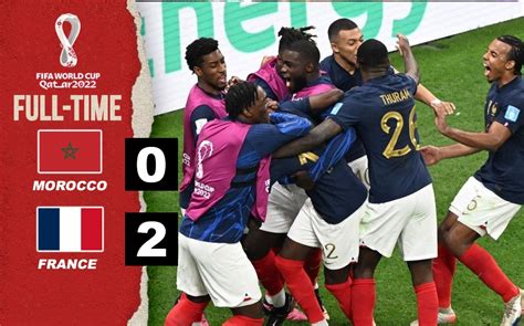 France vs Morocco .